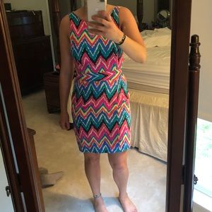 Lilly Pulitzer chevron dress size 2